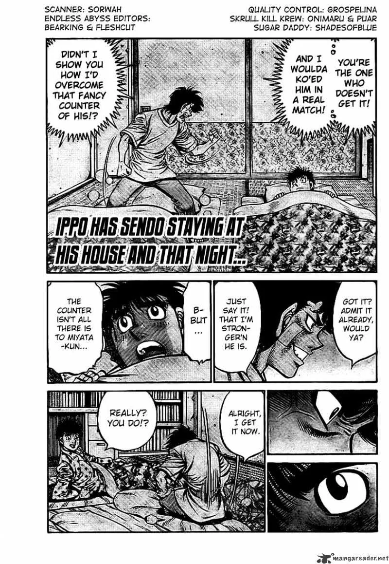 Hajime No Ippo Chapter 814 page 1 - Mangabat