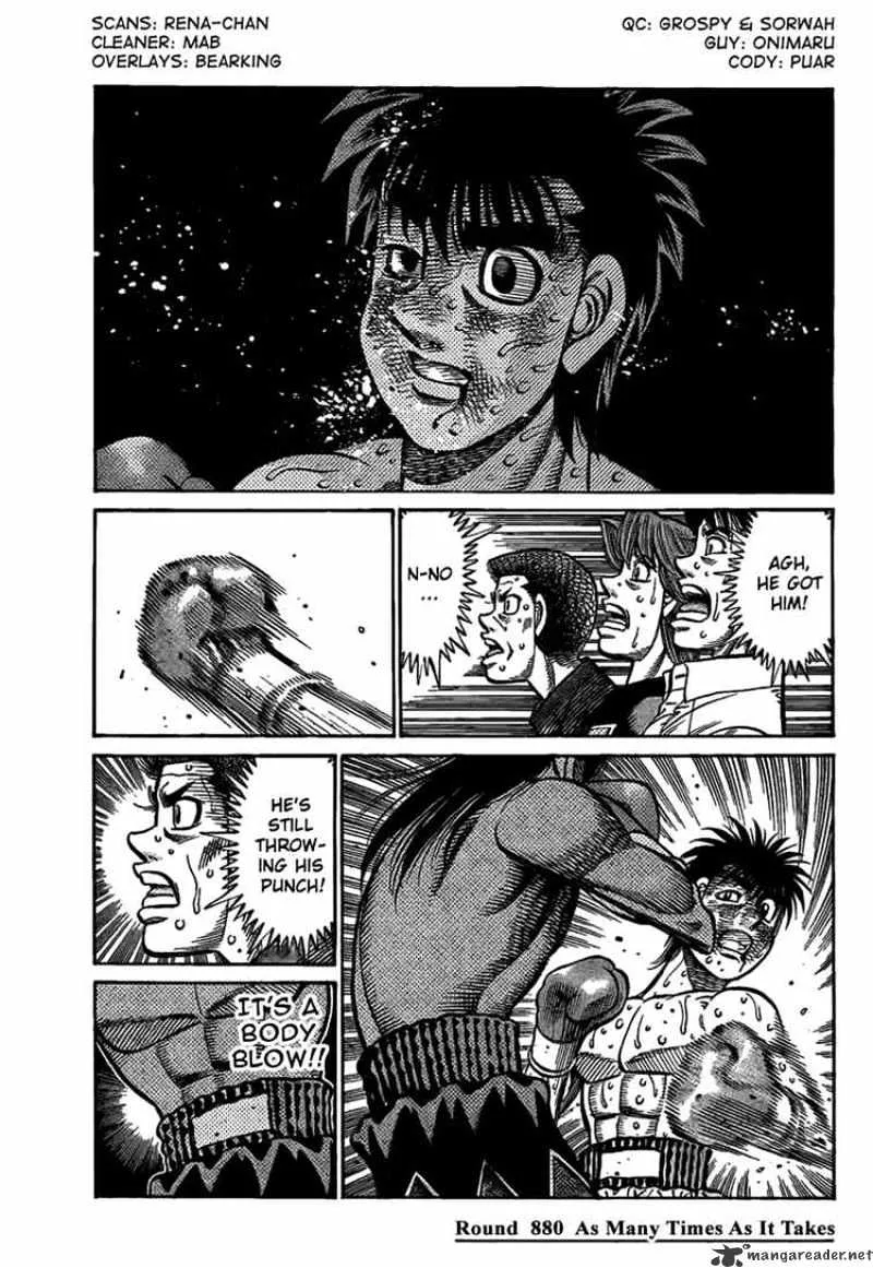 Hajime No Ippo Chapter 880 page 1 - Mangabat