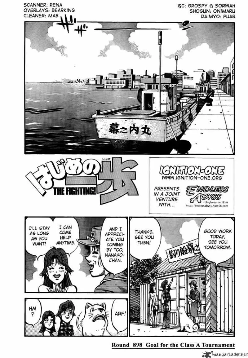 Hajime No Ippo Chapter 898 page 1 - Mangabat