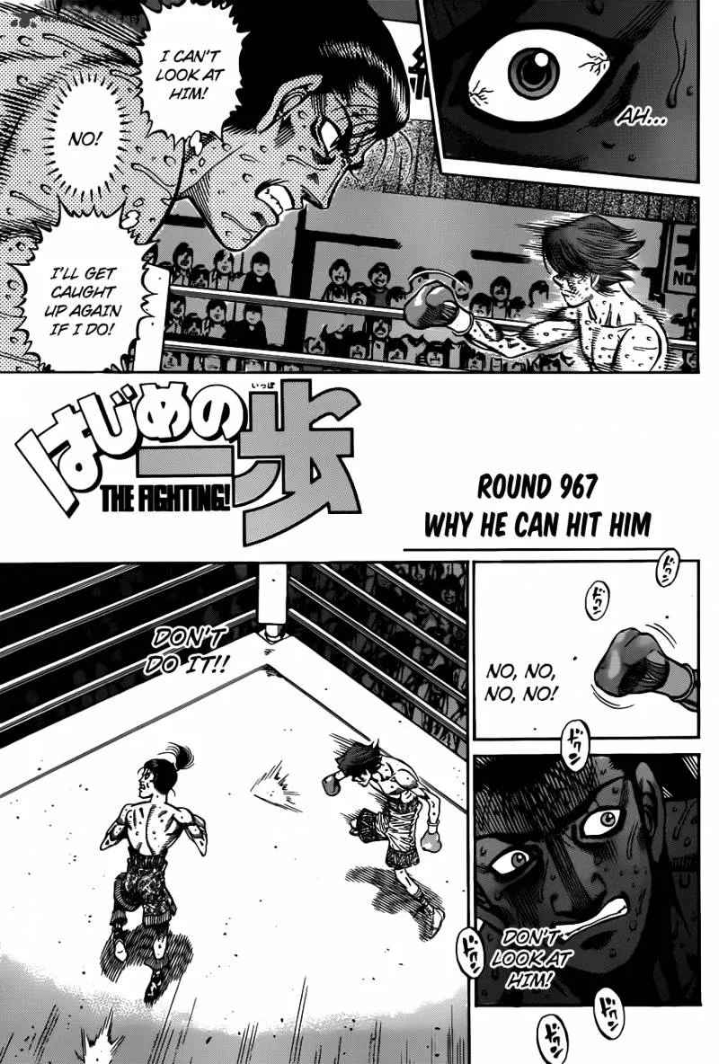 Hajime No Ippo Chapter 967 page 1 - Mangabat