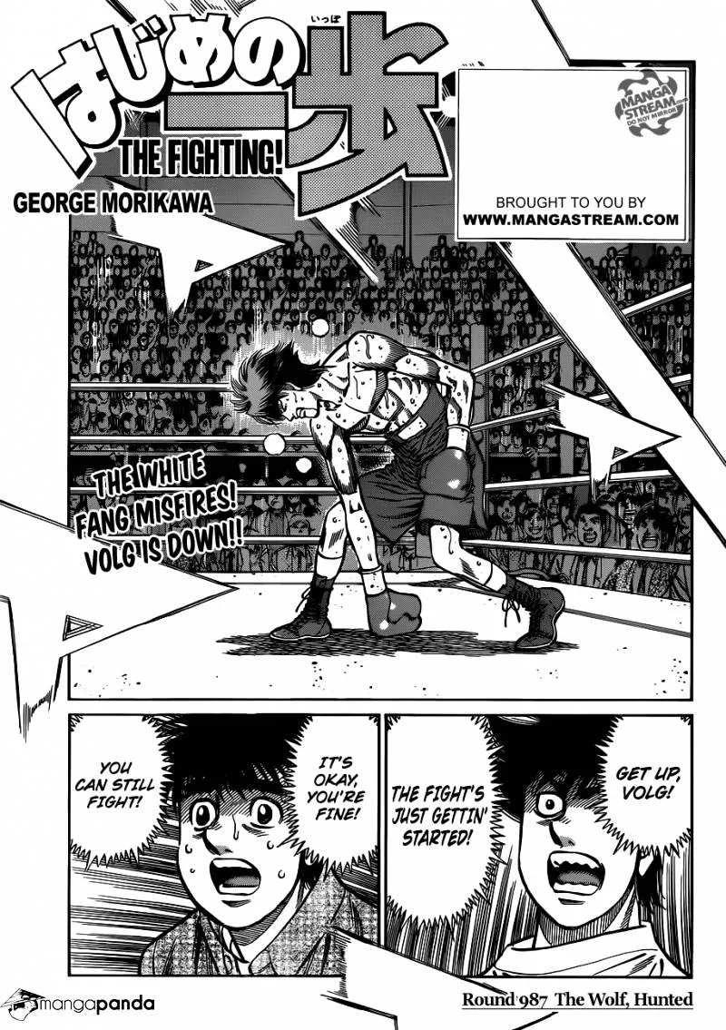 Hajime No Ippo Chapter 987 page 1 - Mangabat