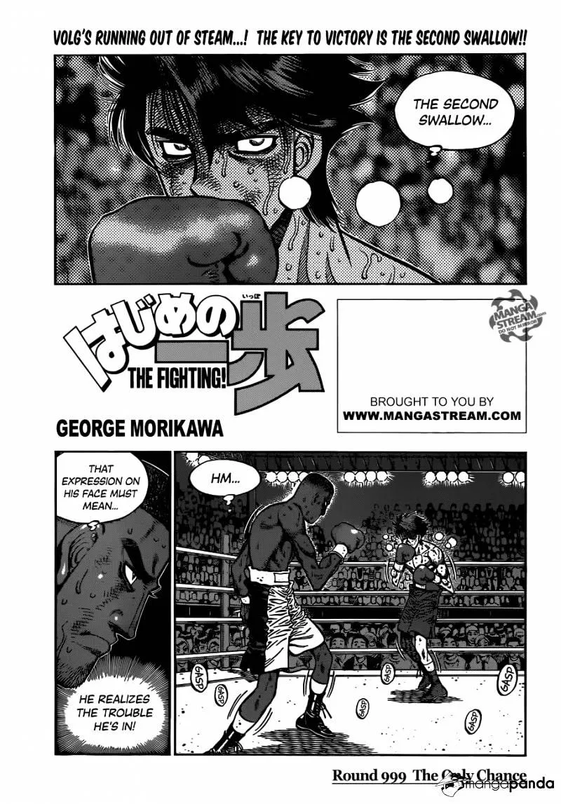 Hajime No Ippo Chapter 999 page 1 - Mangabat