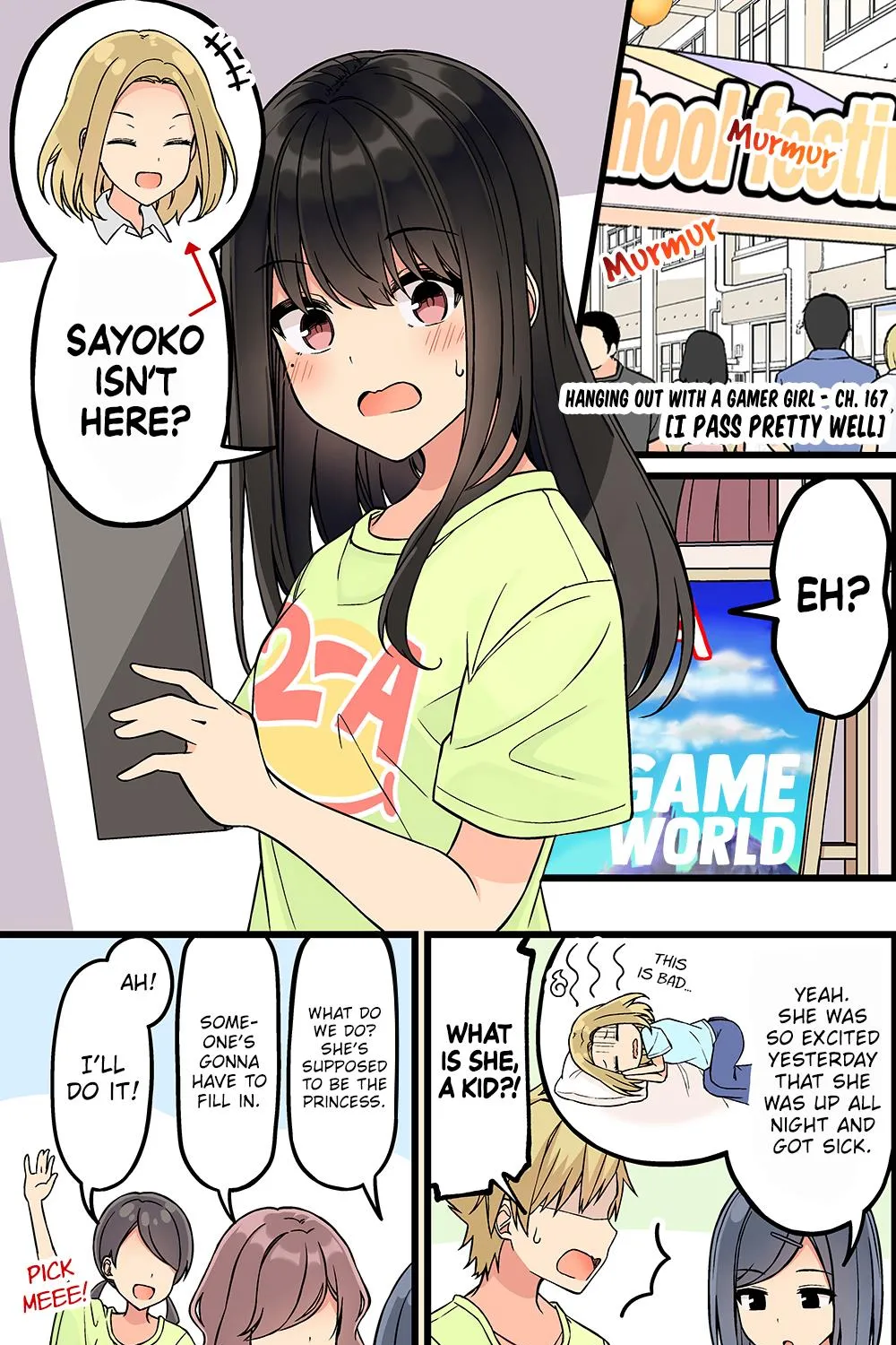 Hanging Out With a Gamer Girl Chapter 167 page 1 - MangaKakalot