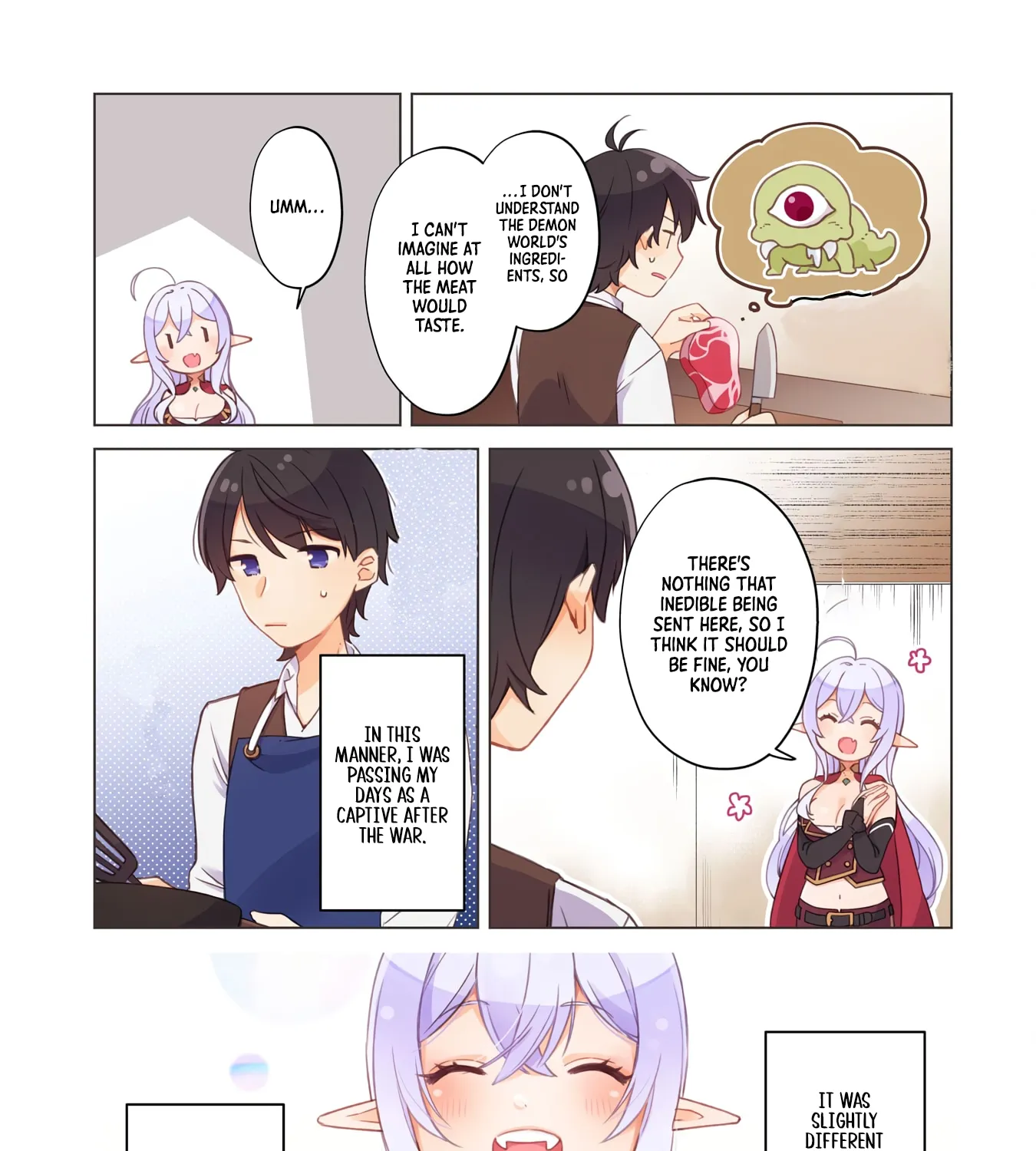 Hara Peko Mao To Horyo Yuusha! Mao Ga Ore No Heya Ni Meshi Wo Gui Ni Kurundaga - Page 15