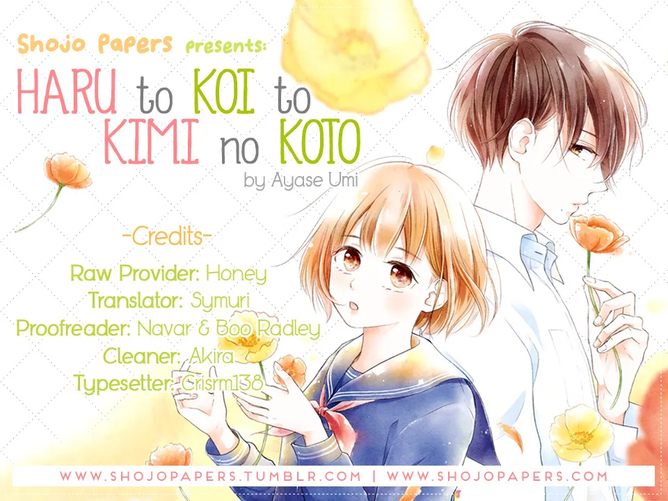 Haru to Koi to Kimi no Koto Chapter 7 page 1 - MangaKakalot