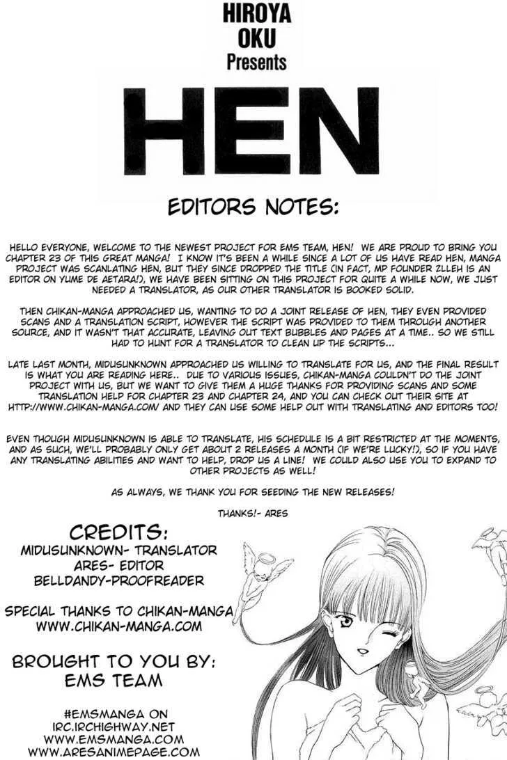 Hen Chapter 23 page 1 - MangaNato