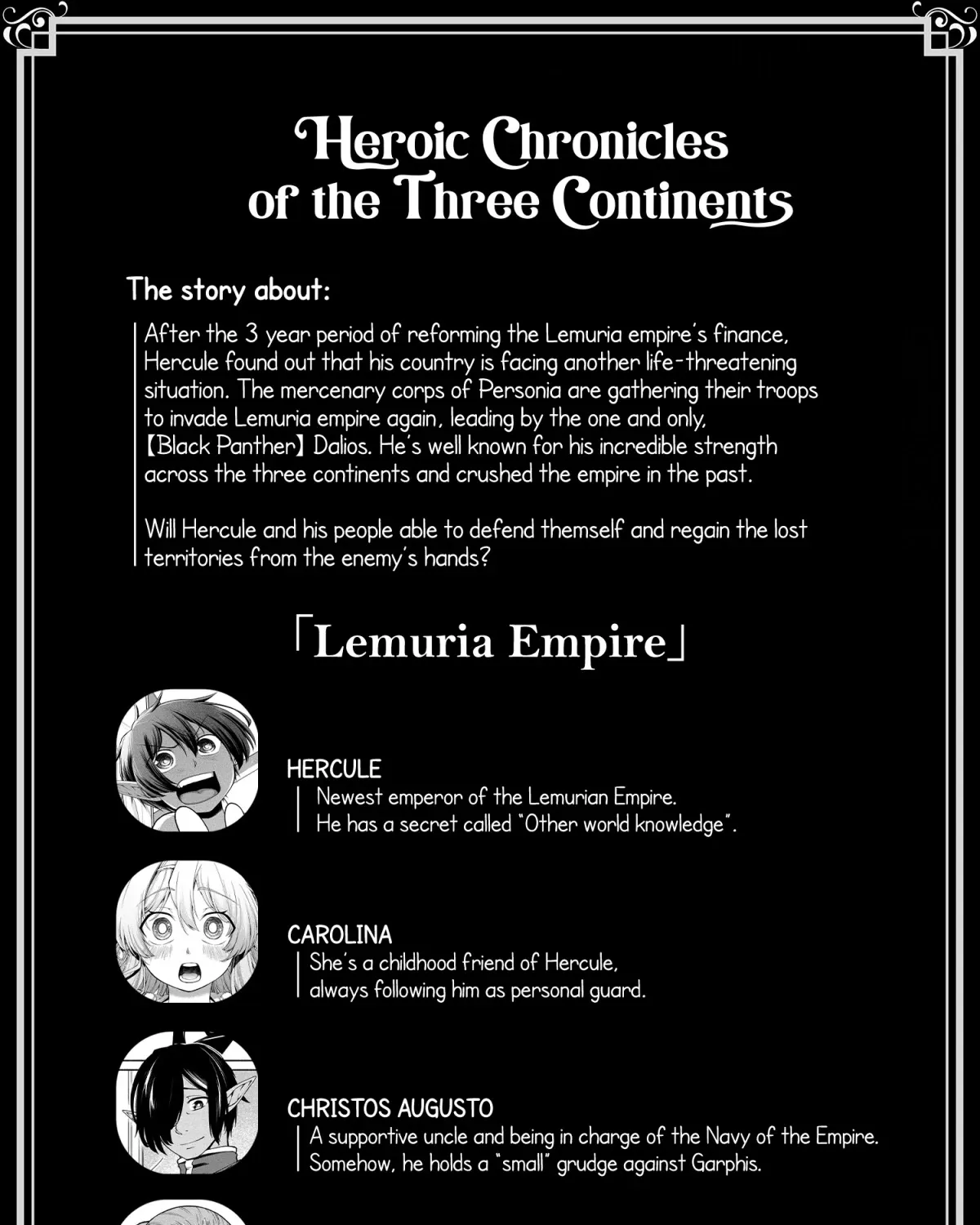 Heroic Chronicles Of The Three Continents - Page 1