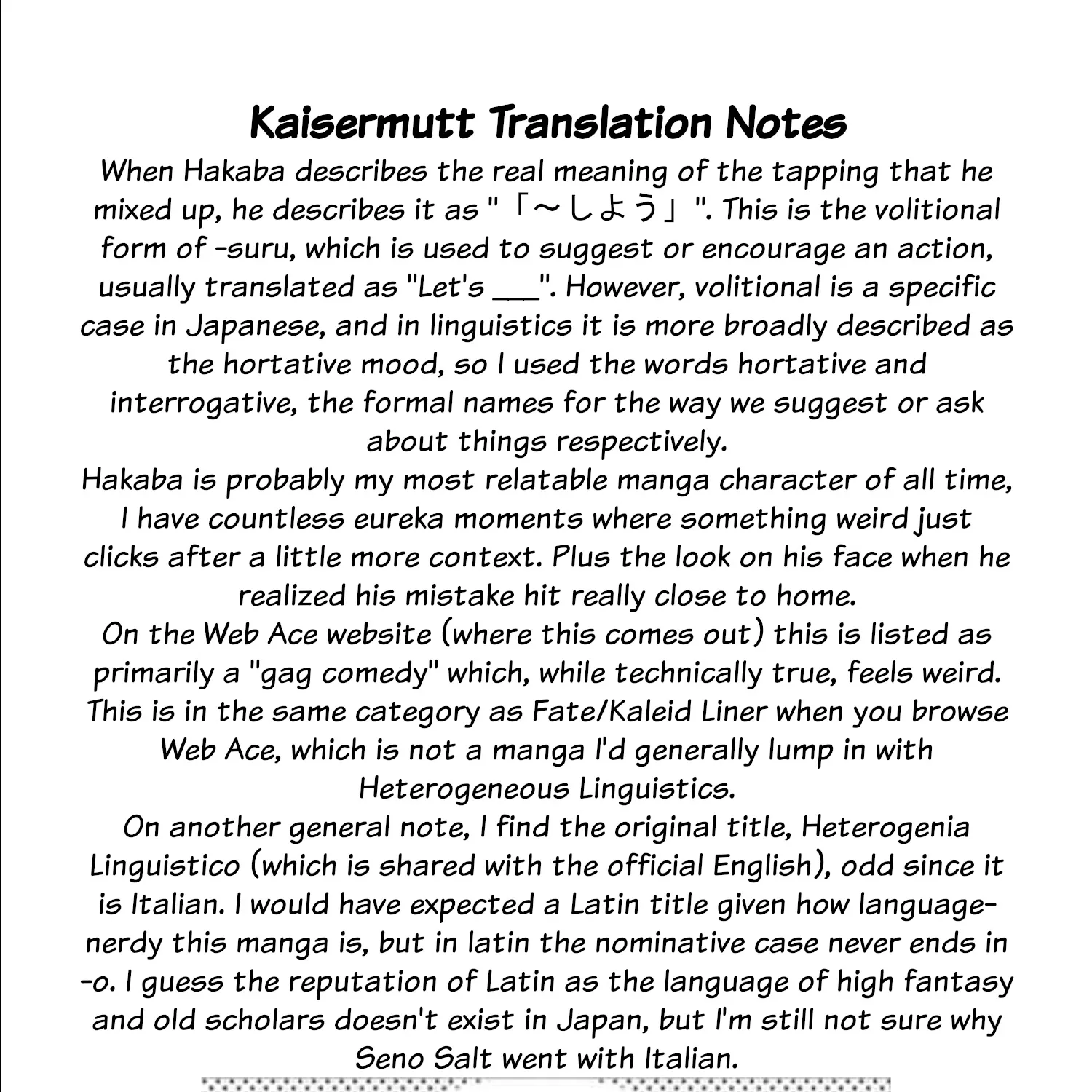 Heterogenia Linguistico Chapter 29 page 29 - MangaKakalot