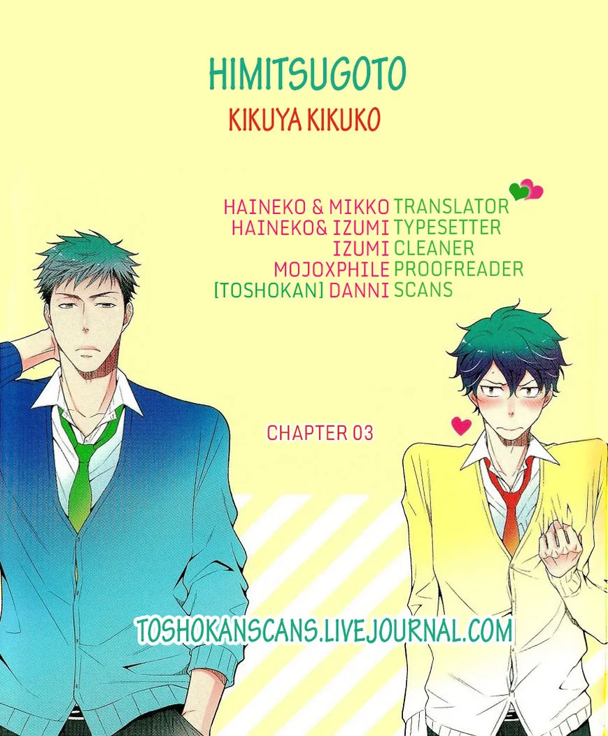 Himitsugoto Chapter 3 page 1 - MangaKakalot