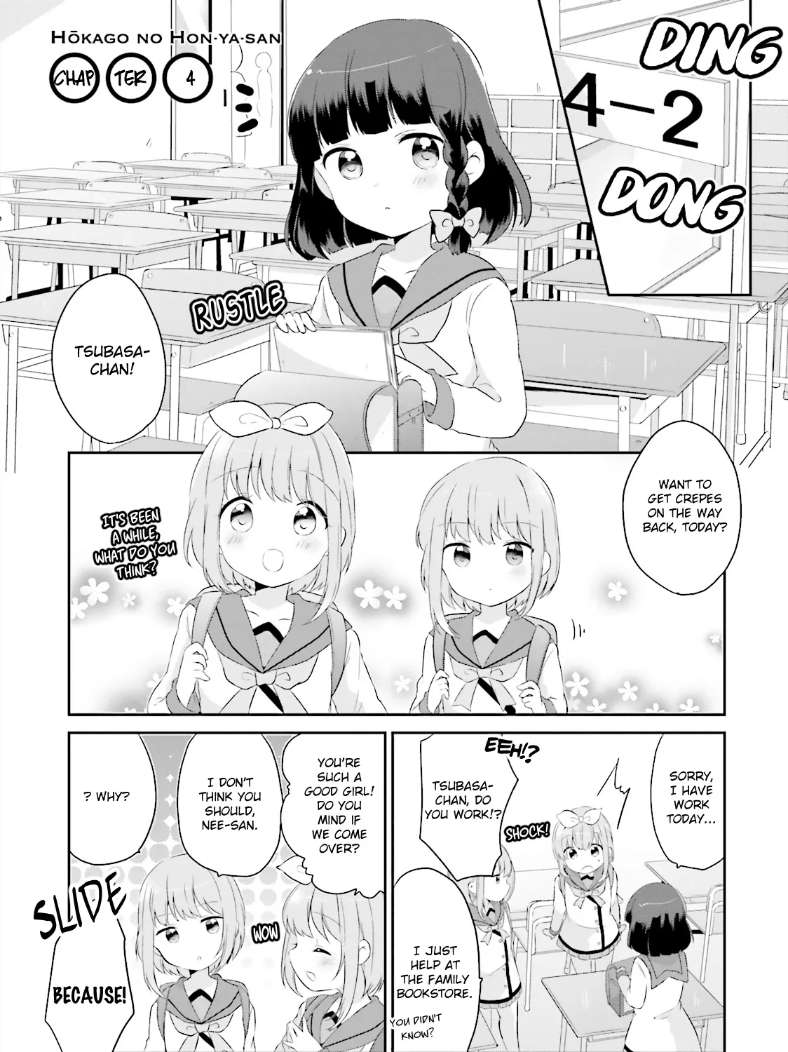 Houkago No Honya-San Chapter 4 page 1 - MangaKakalot