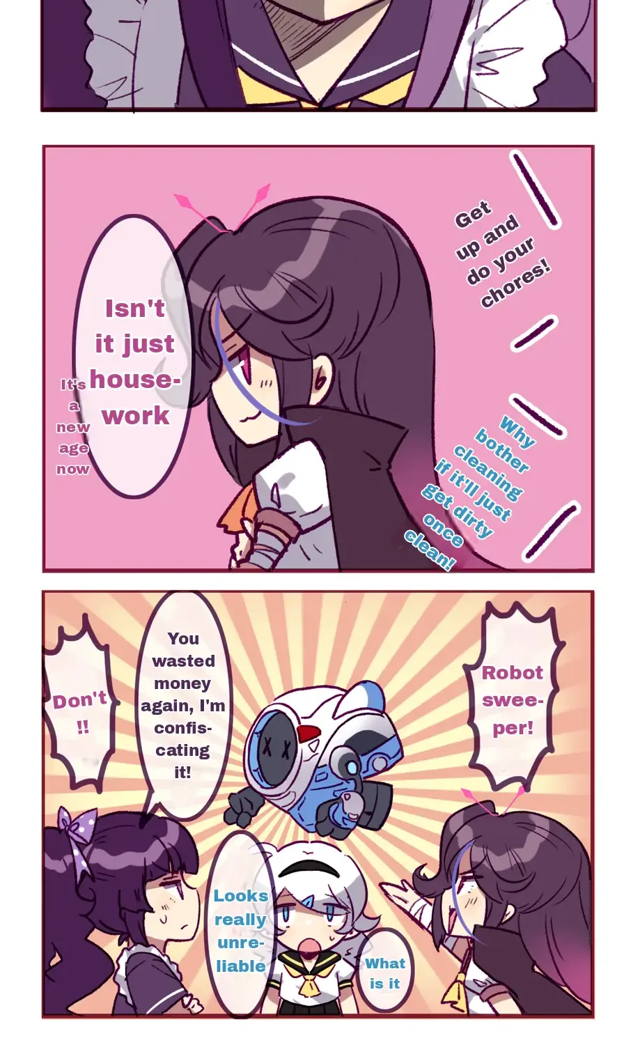 Houkai Gakuen 4-Koma Chapter 310 page 2 - MangaKakalot