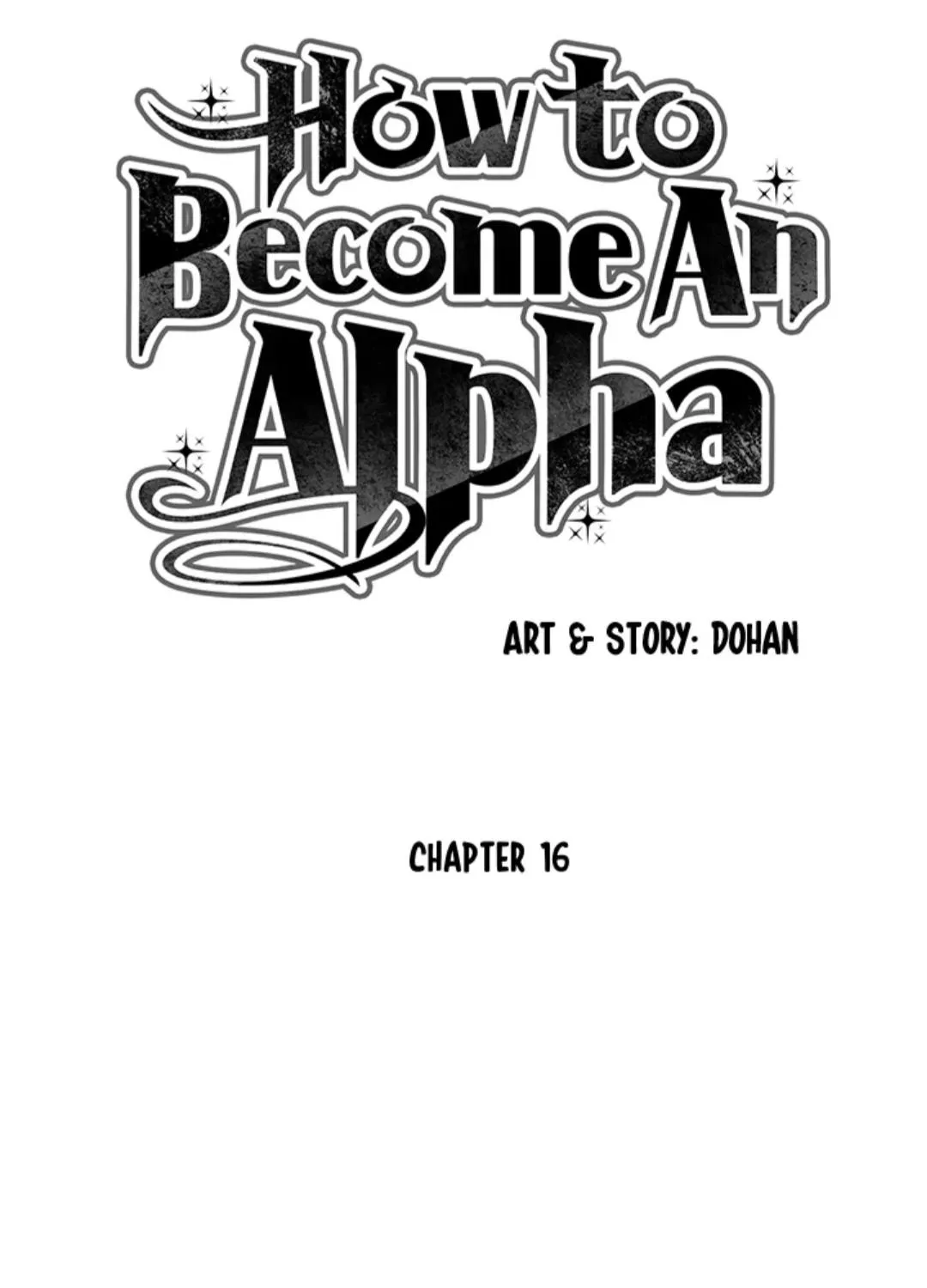 How To Be An Alpha - Page 1