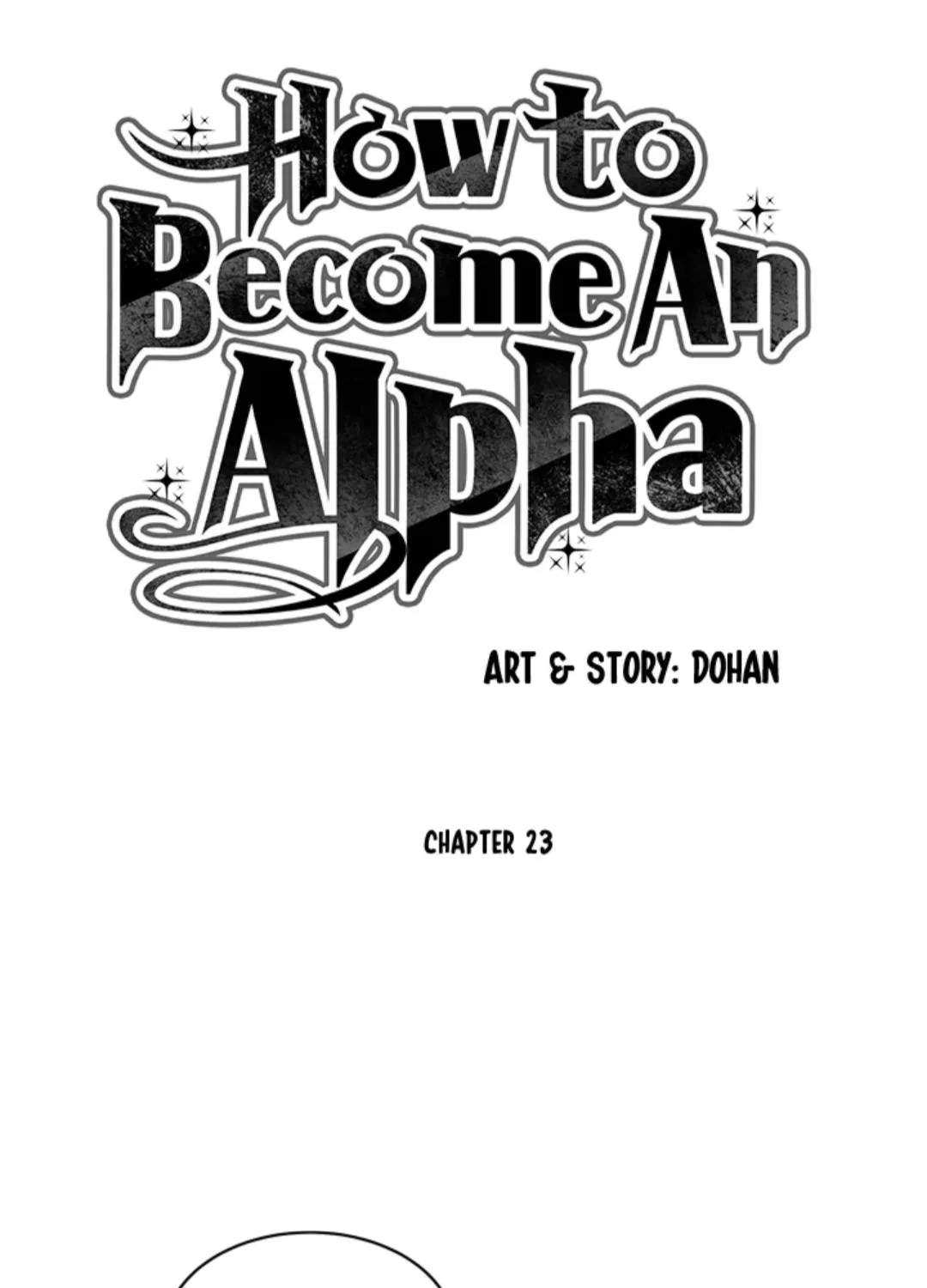 How To Be An Alpha - Page 1