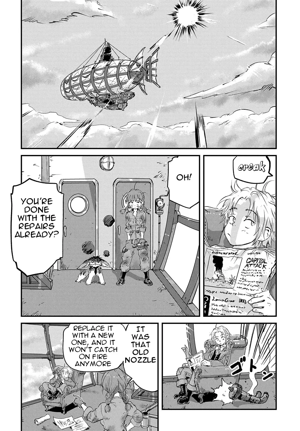 Huck The Air Pirate And The Princess Of Steam Chapter 3 page 8 - MangaKakalot