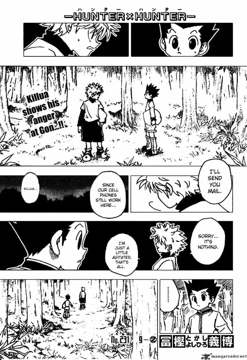 Hunter X Hunter Chapter 231 page 1 - MangaNato