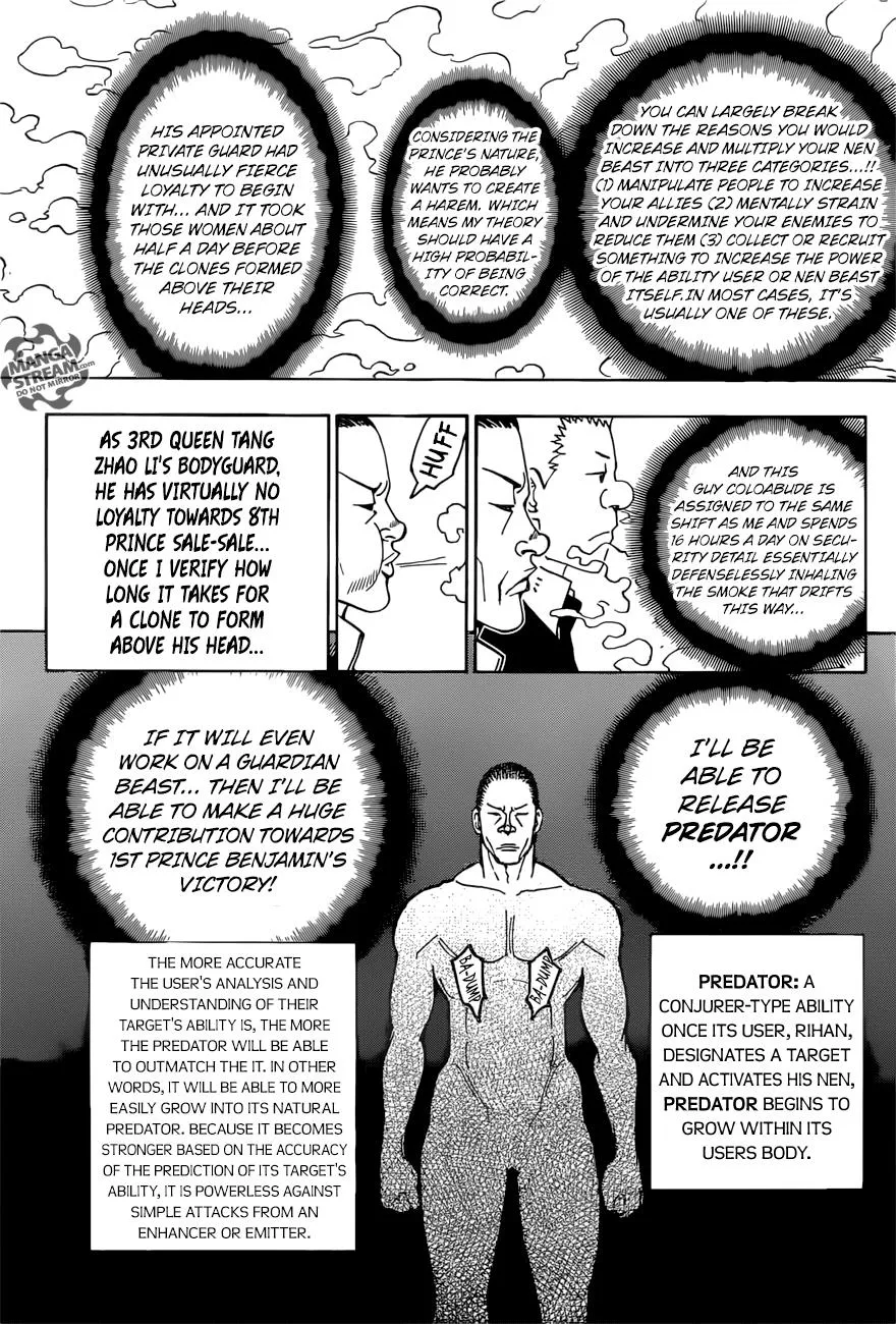 Hunter X Hunter Chapter 374 page 17 - MangaKakalot