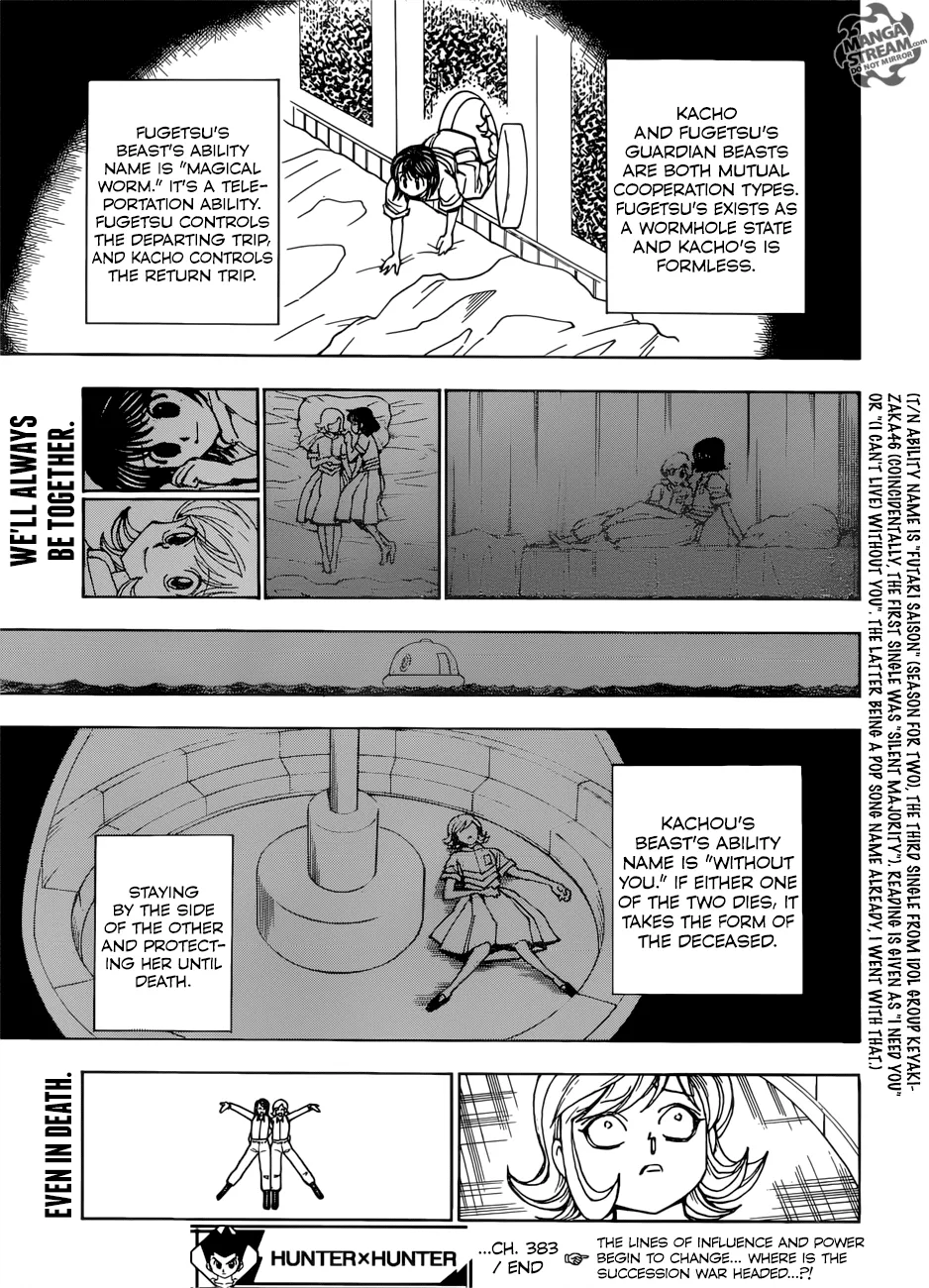 Hunter X Hunter Chapter 383 page 19 - MangaKakalot