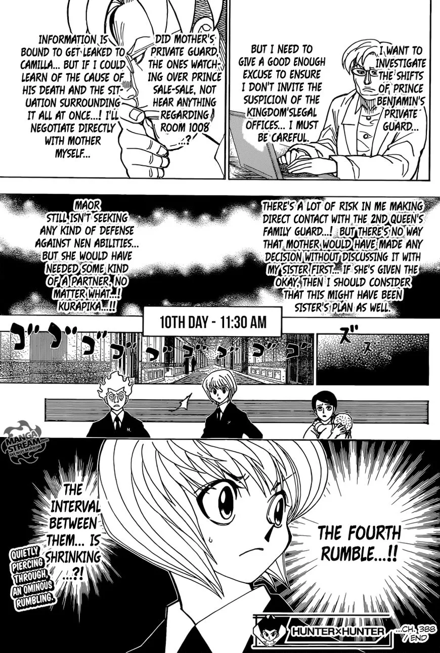 Hunter X Hunter Chapter 388 page 20 - MangaKakalot