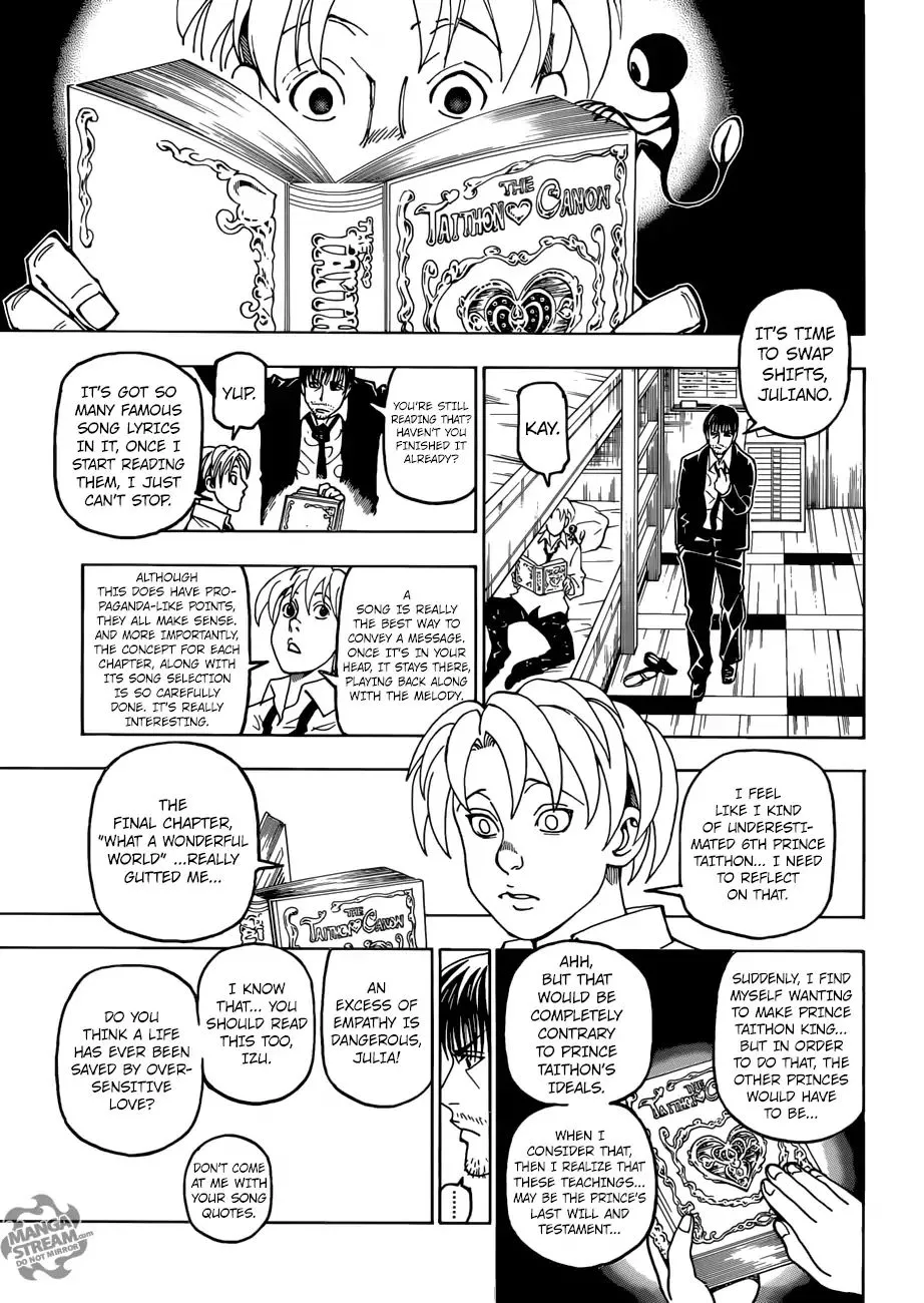 Hunter X Hunter Chapter 389 page 10 - MangaKakalot