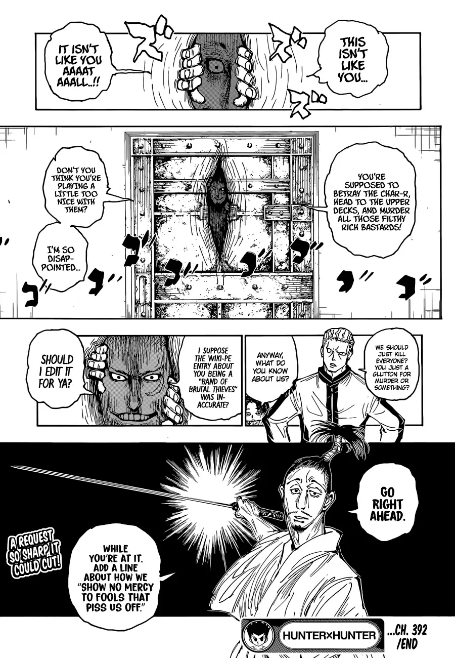 Hunter X Hunter Chapter 392 page 20 - MangaKakalot