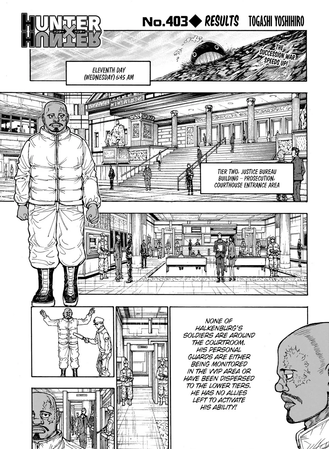 Hunter X Hunter Chapter 403 page 1 - MangaKakalot