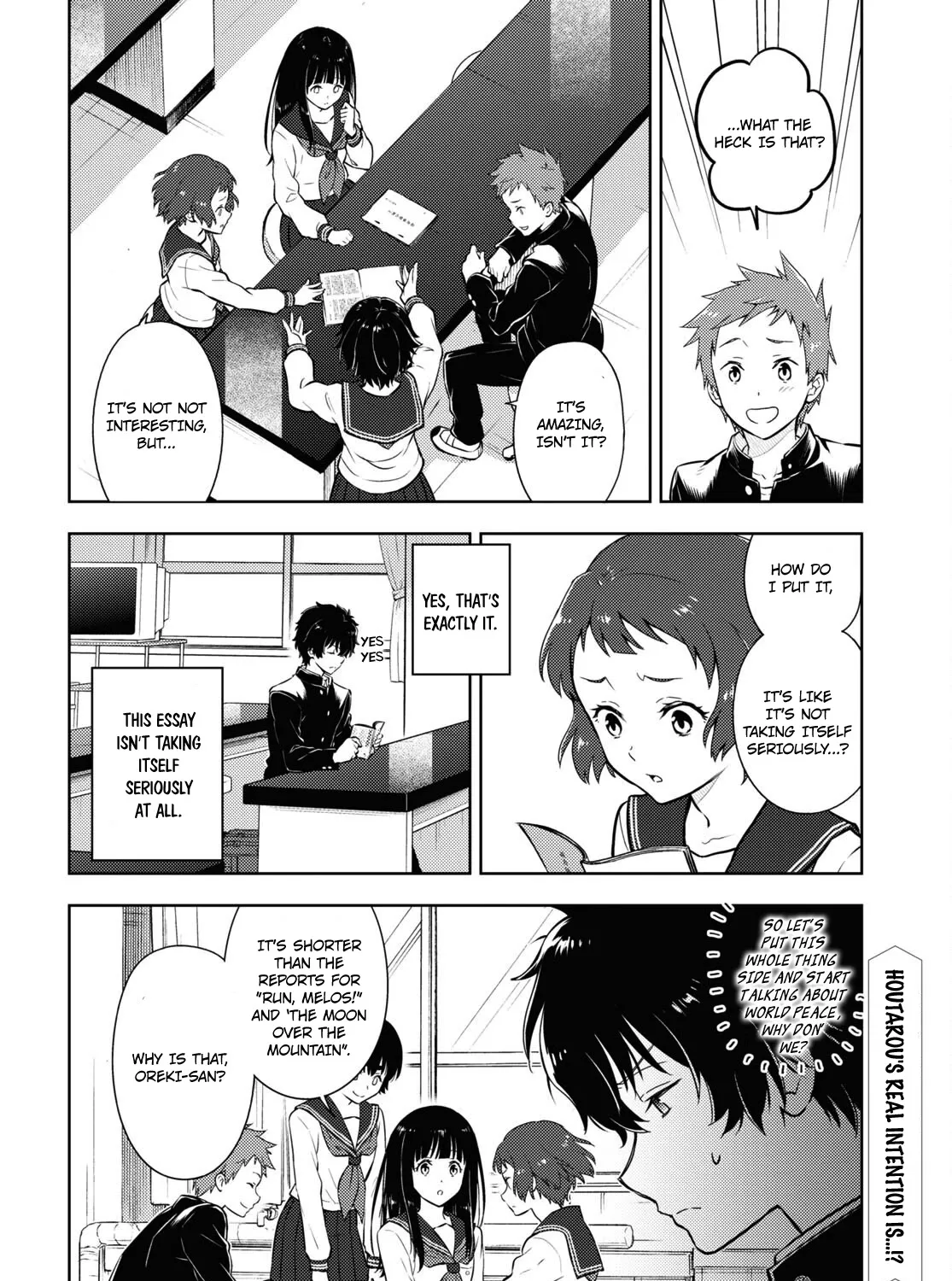 Hyouka Chapter 111 page 19 - MangaNato