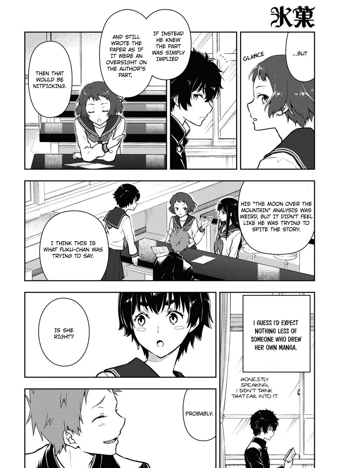 Hyouka Chapter 112 page 11 - MangaNato