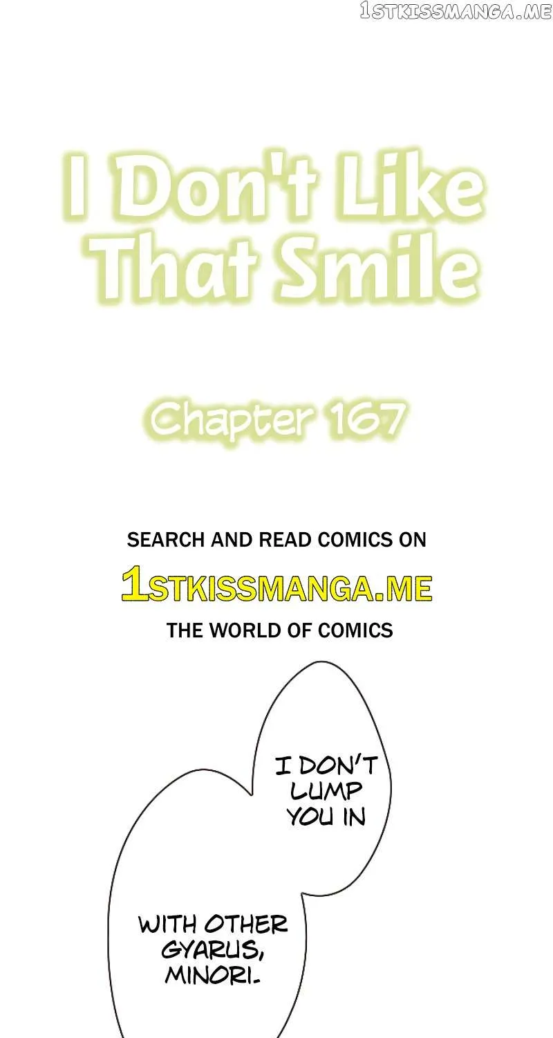 I Don’t Like That Smile Chapter 167 page 1 - MangaKakalot