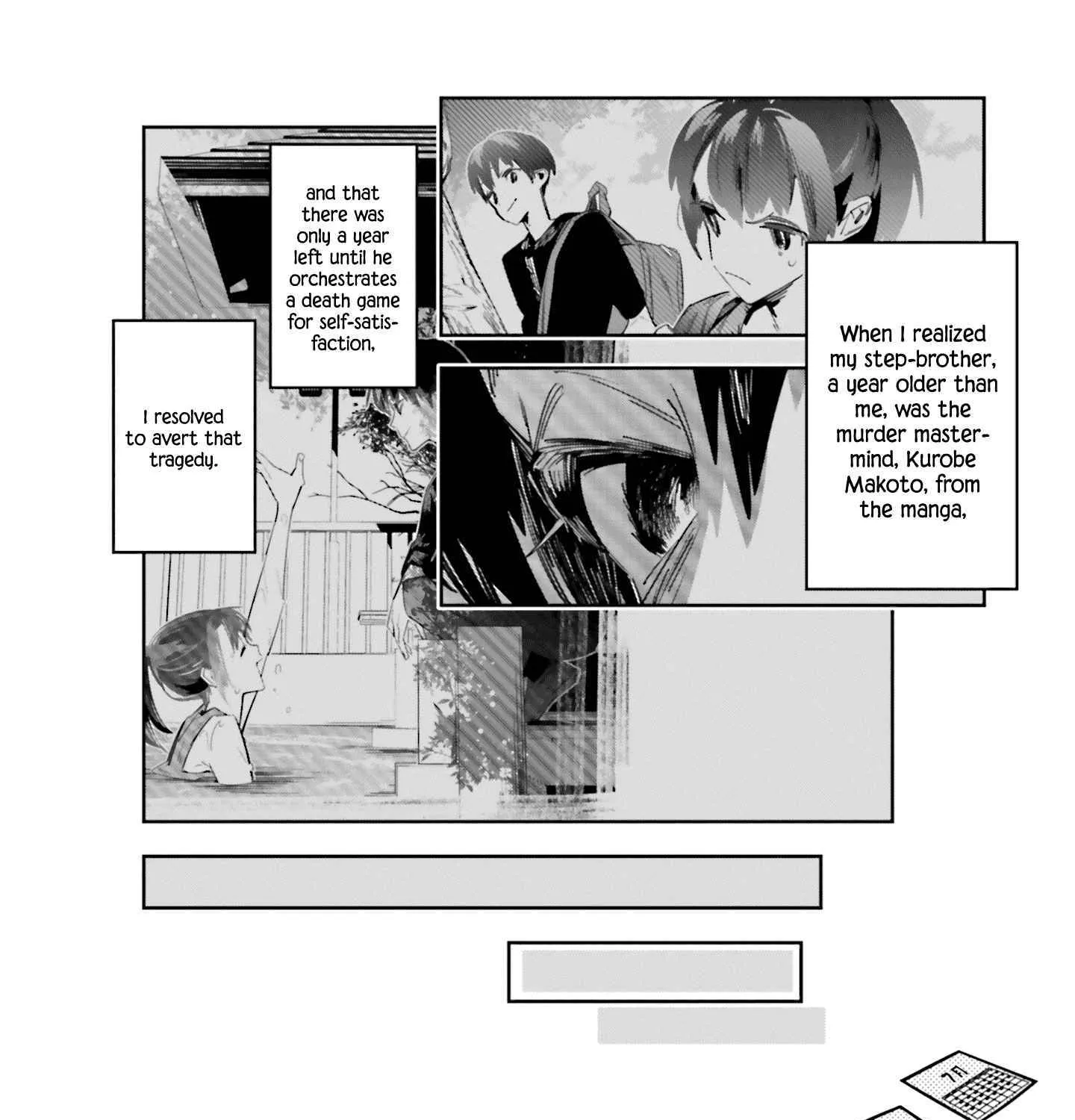 I Reincarnated as the Little Sister of a Death Game Manga’s Murd3r Mastermind and Failed Chapter 10 page 10 - MangaKakalot