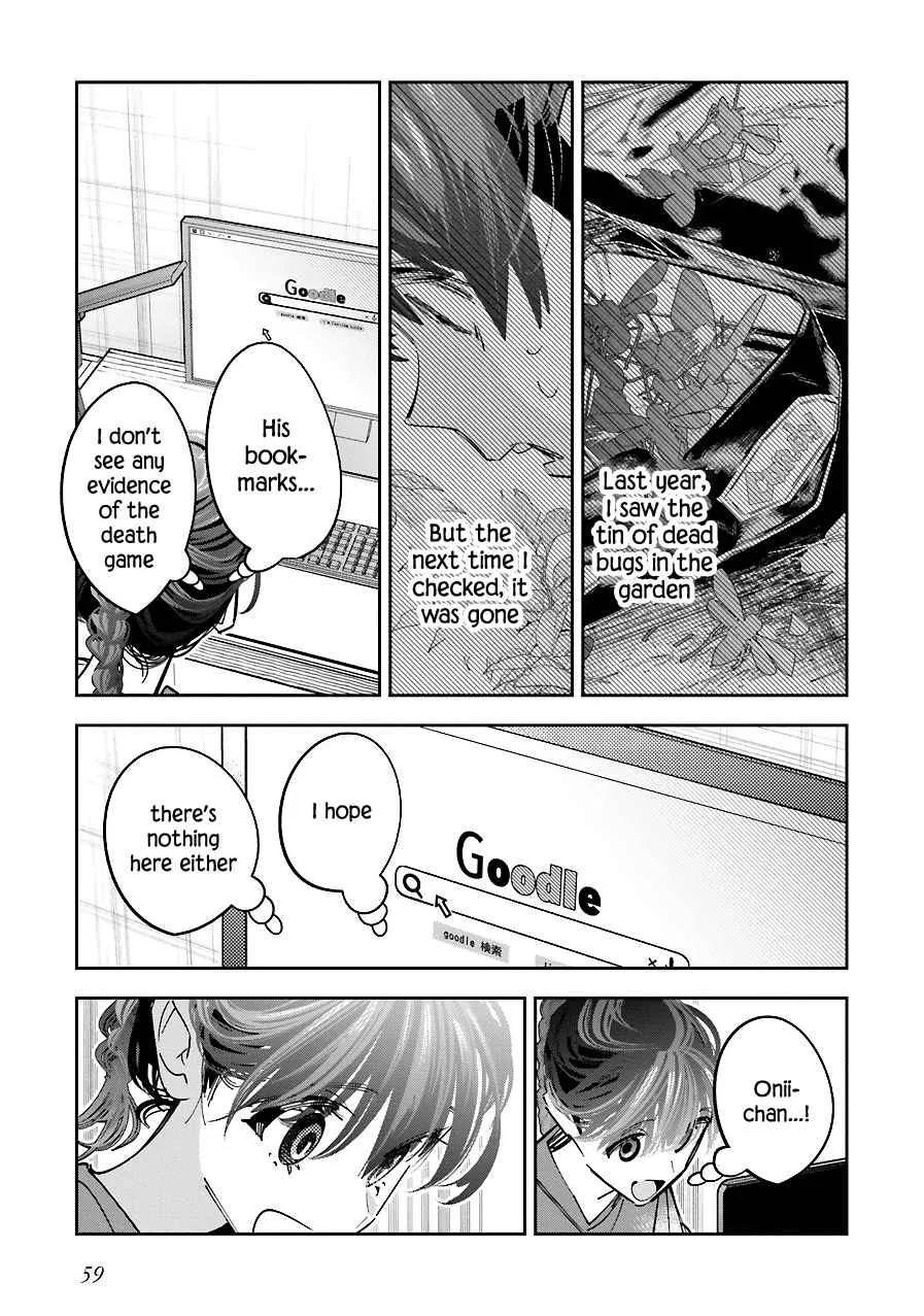 I Reincarnated as the Little Sister of a Death Game Manga’s Murd3r Mastermind and Failed Chapter 15 page 24 - MangaKakalot