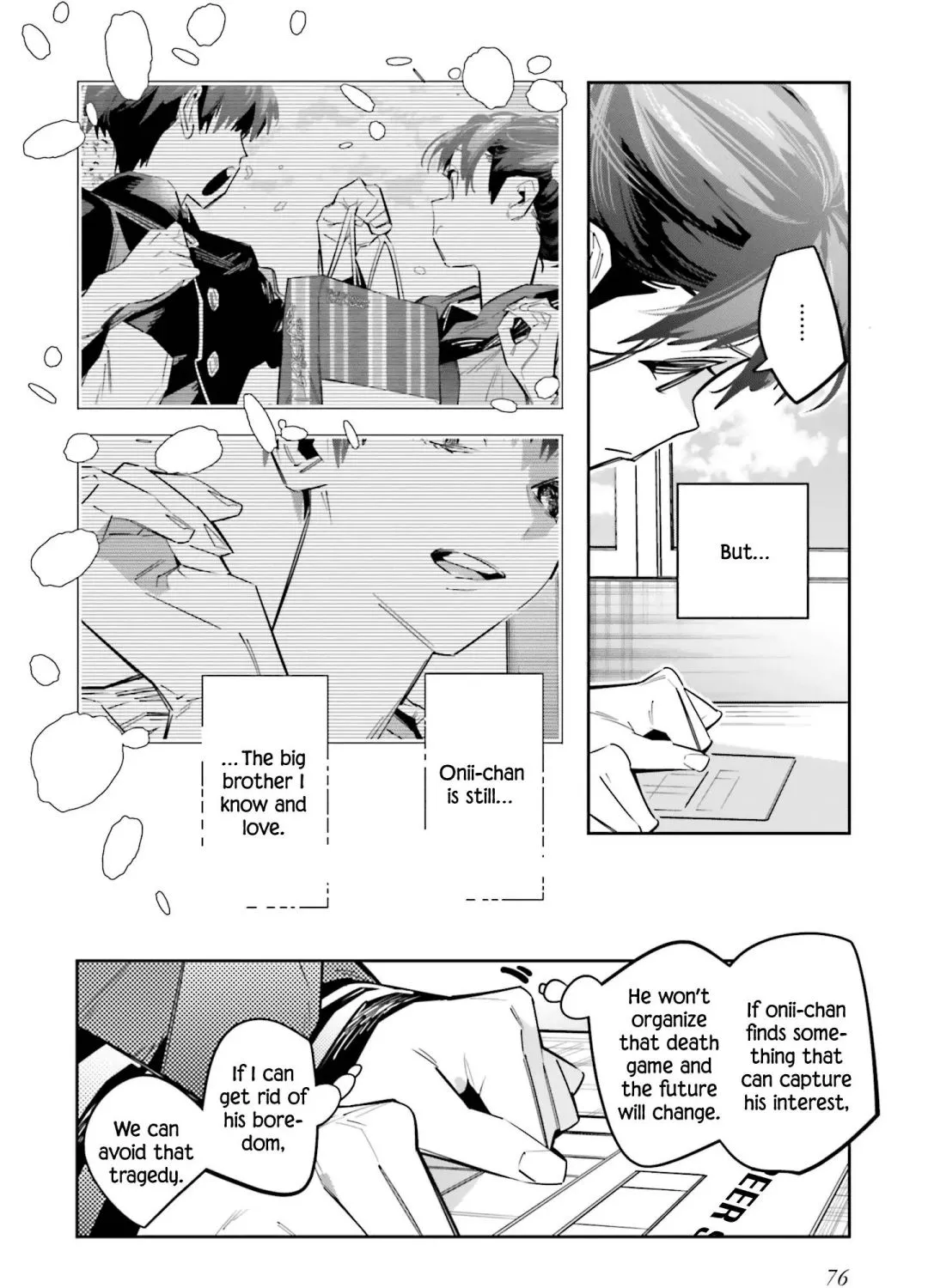 I Reincarnated as the Little Sister of a Death Game Manga’s Murd3r Mastermind and Failed Chapter 7 page 11 - MangaKakalot