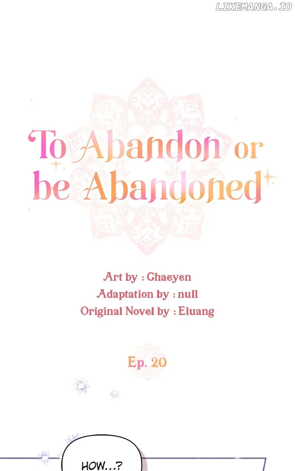 I’D Rather Abandon You Than Be Abandoned Chapter 20 page 3 - MangaKakalot