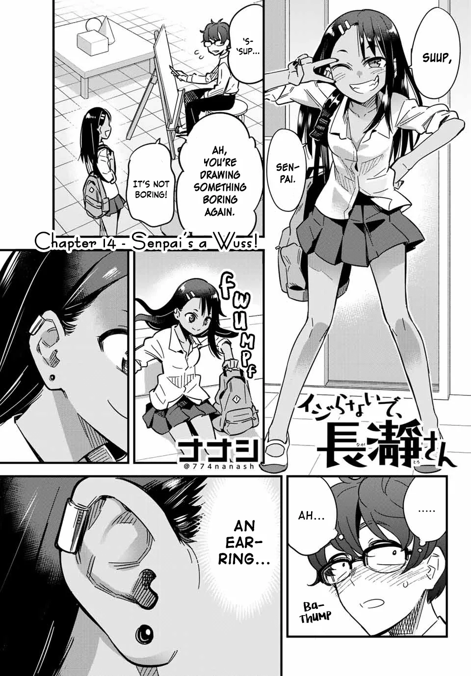 Ijiranaide, Nagatoro-San Chapter 14 page 1 - MangaNato