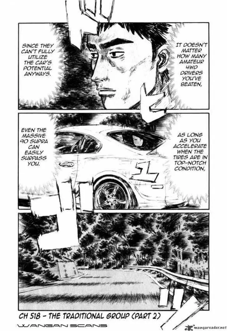 Initial D Chapter 518 page 1 - MangaNelo