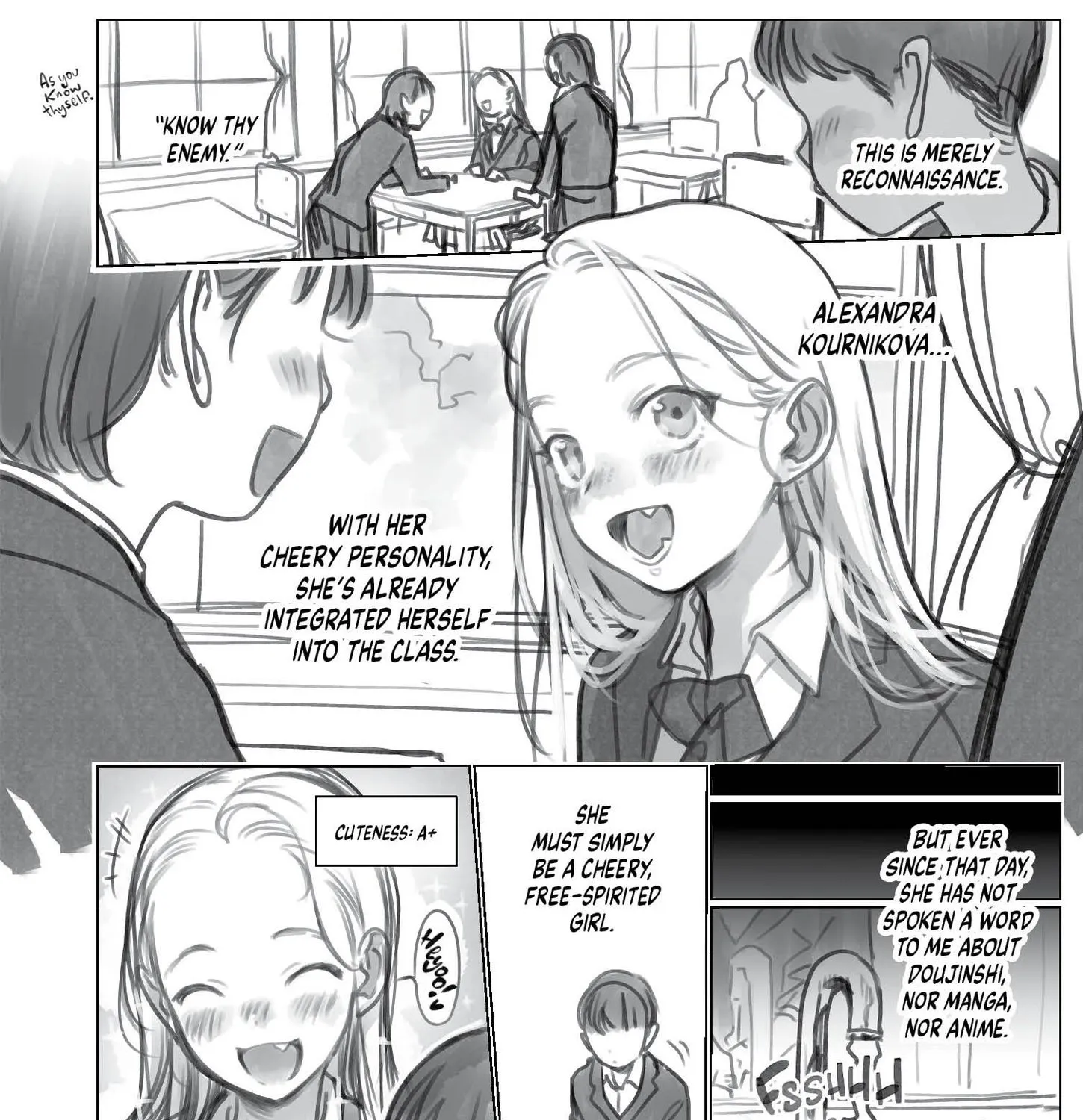 JC Sasha-chan to Classmate Otaku-kun (Webcomic) Chapter 2 page 3 - MangaNato