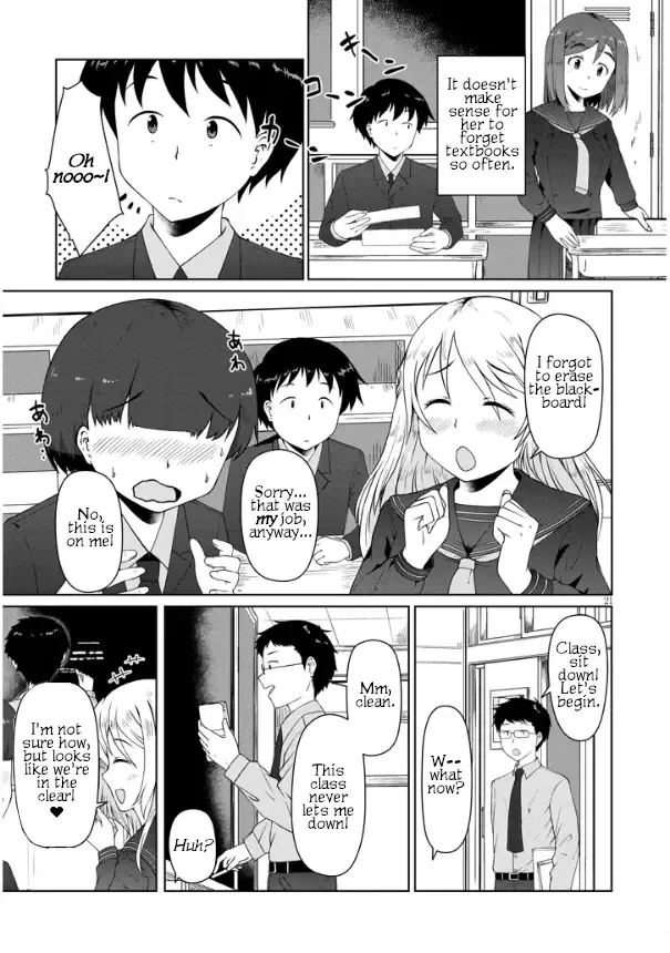 Jimiko na Mitsuba-san ga Boku wo Yuuwaku Suru Chapter 1 page 21 - MangaKakalot