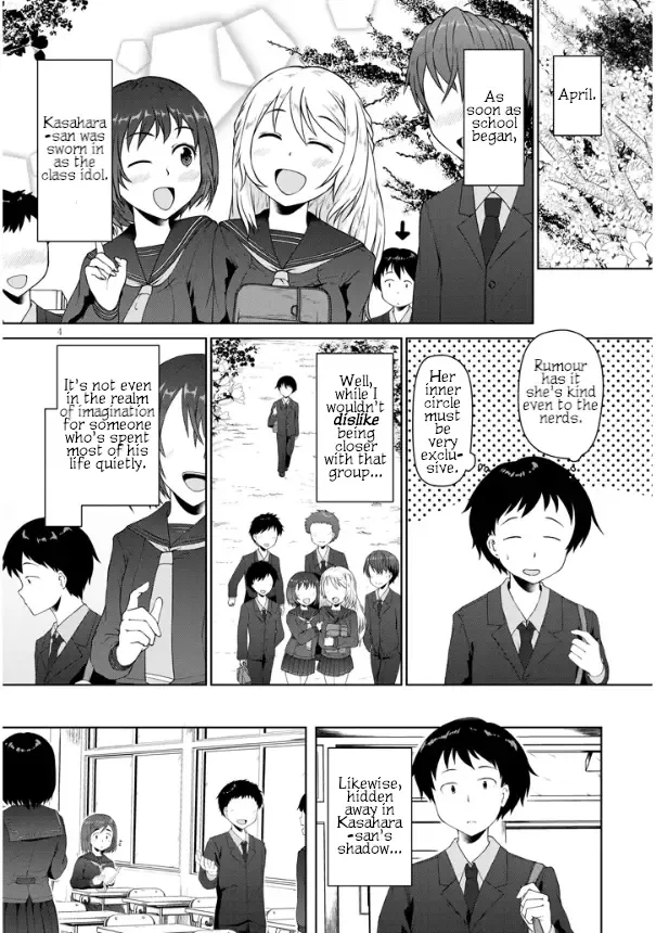 Jimiko na Mitsuba-san ga Boku wo Yuuwaku Suru Chapter 1 page 4 - MangaKakalot