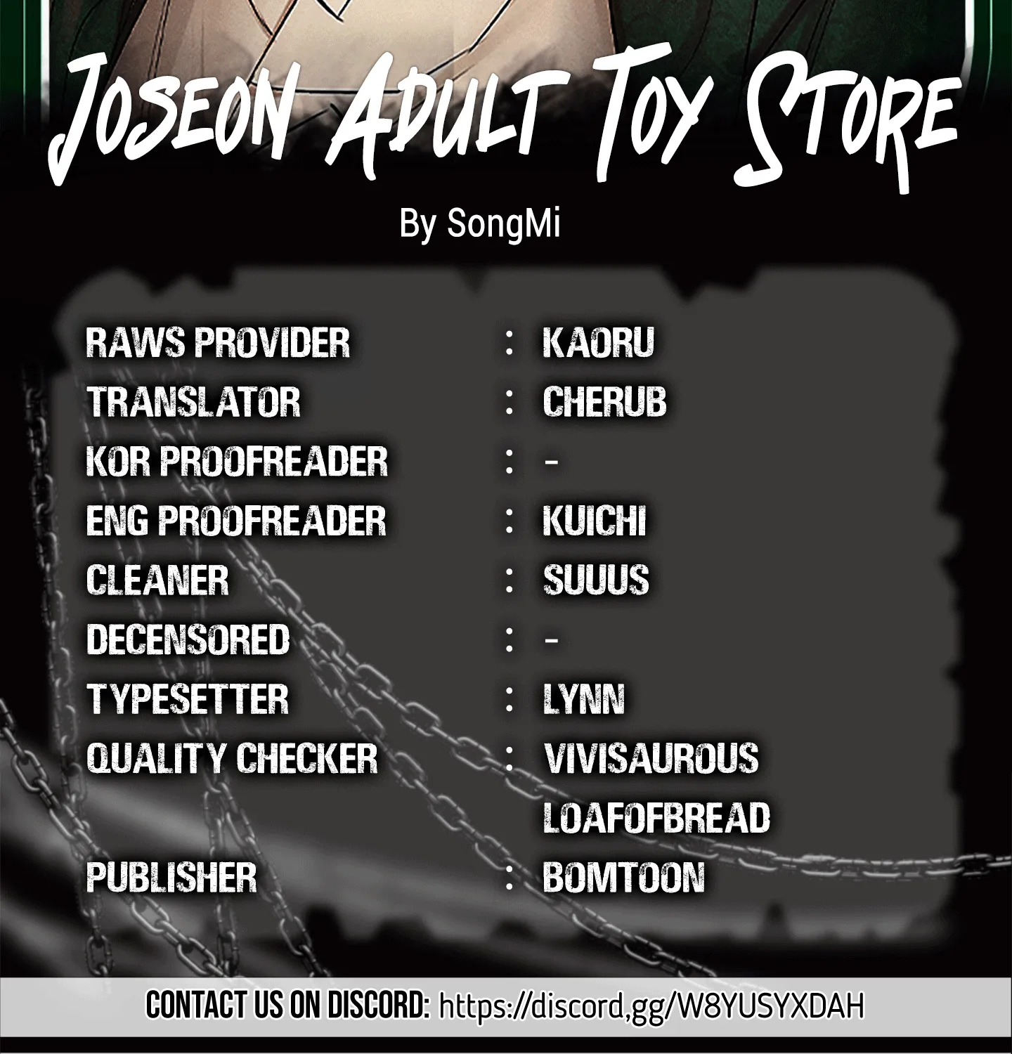 Joseon Sex Shop - Page 1