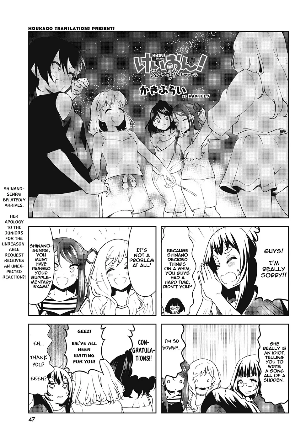 K-ON! Shuffle Chapter 37 page 1 - MangaKakalot