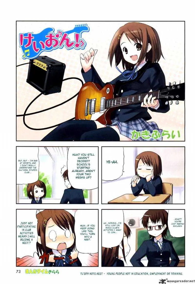 K-ON! Chapter 1 page 2 - MangaNato