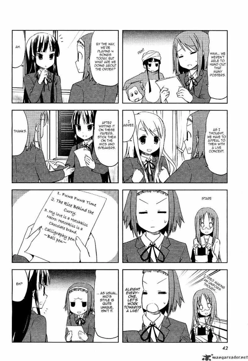 K-ON! Chapter 15 page 4 - MangaNato