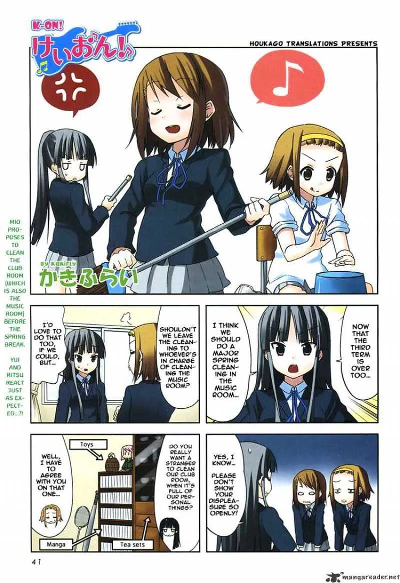 K-ON! Chapter 31 page 1 - MangaNato