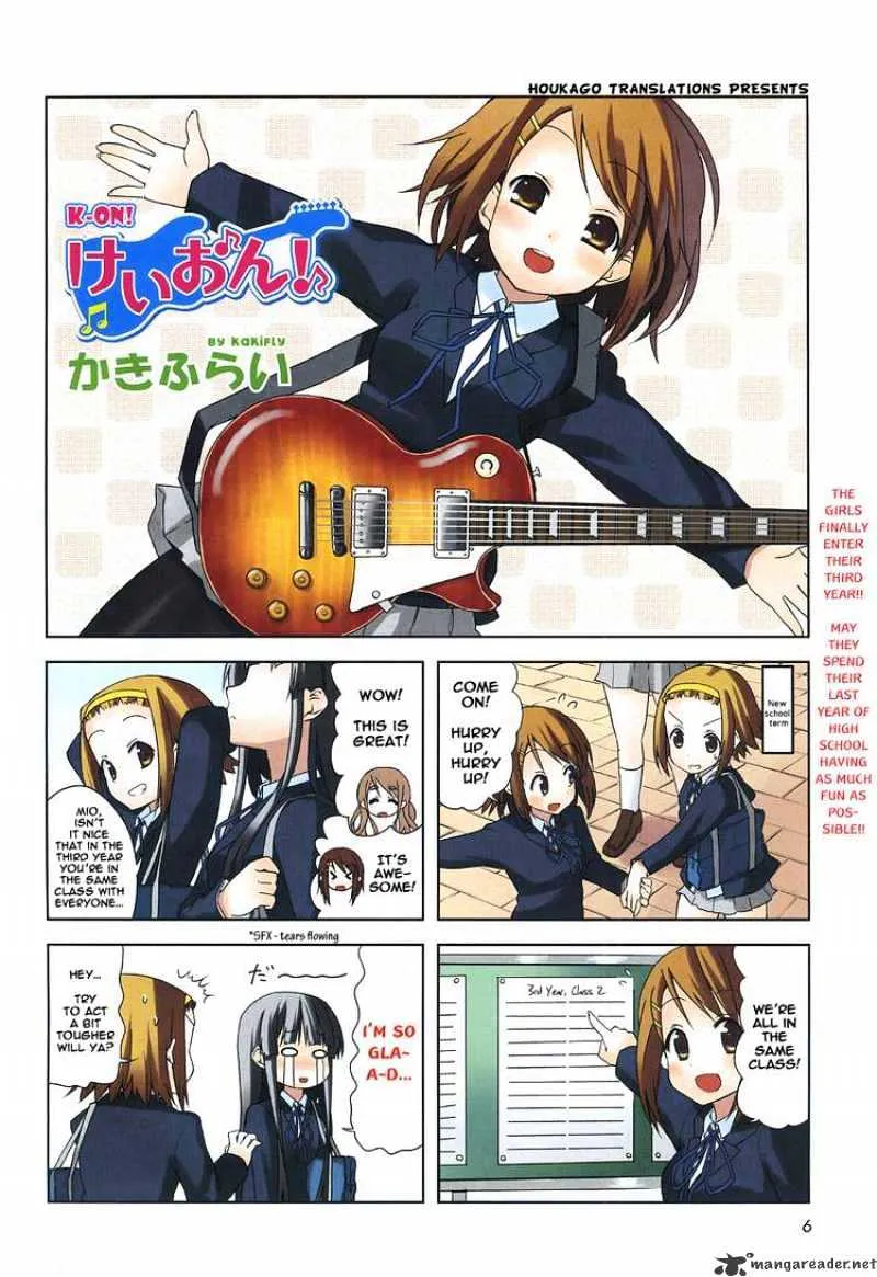 K-ON! Chapter 32 page 1 - MangaNato