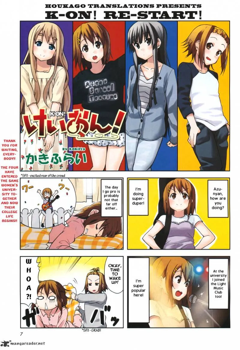 K-ON! Chapter 53 page 1 - MangaNato