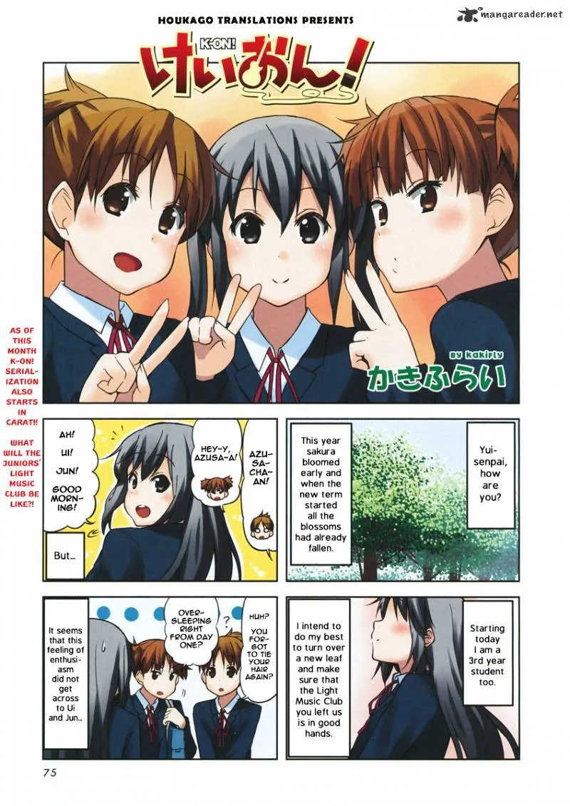 K-ON! Chapter 54 page 1 - MangaNato