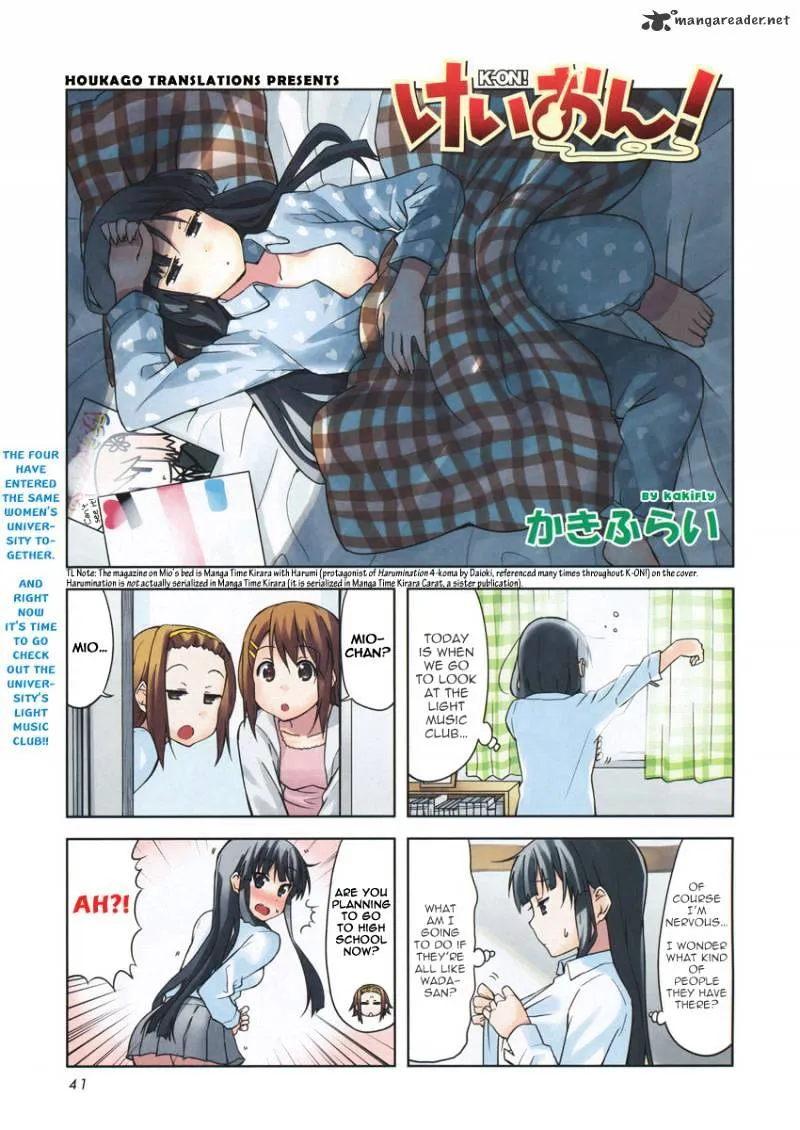 K-ON! Chapter 55 page 1 - MangaNato