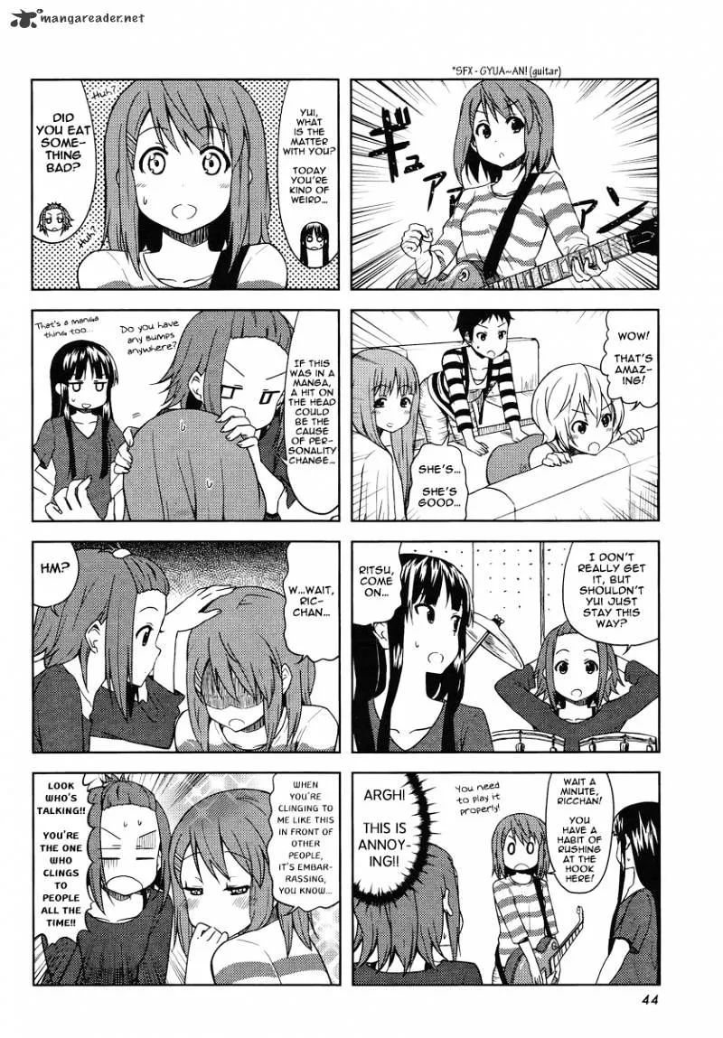 K-ON! Chapter 63 page 4 - MangaNato