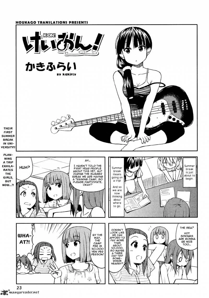 K-ON! Chapter 71 page 1 - MangaNato