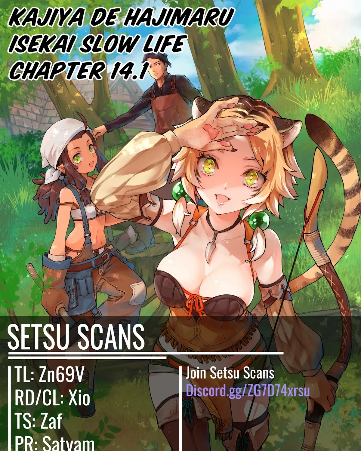 Kajiya De Hajimeru Isekai Slow Life Chapter 14.1 page 1 - MangaNato