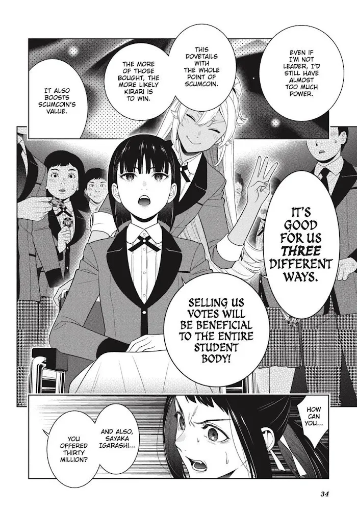 Kakegurui Chapter 90 page 34 - MangaNato